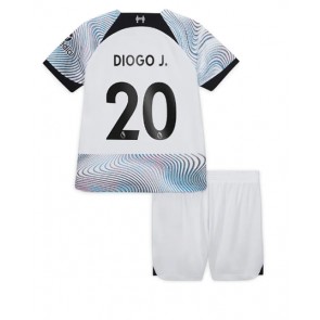 Liverpool Diogo Jota #20 babykläder Bortatröja barn 2022-23 Korta ärmar (+ Korta byxor)